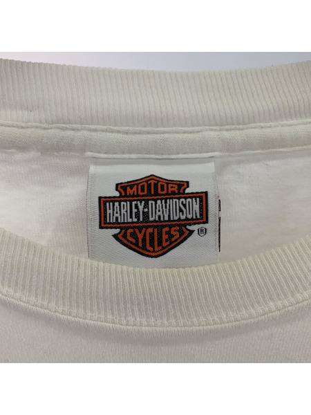 Harley-Davidson  00s  flame Fire pattern L/s tee XL