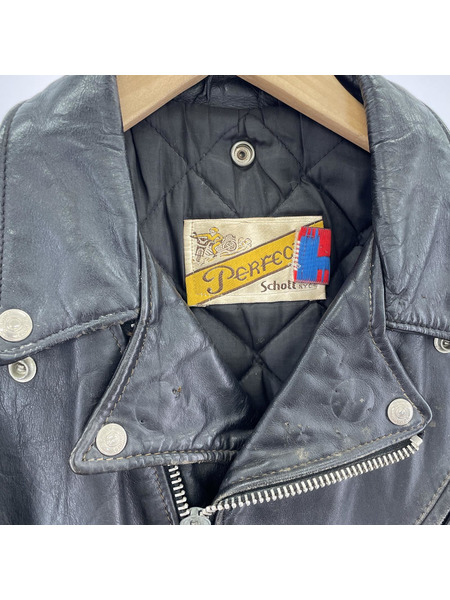 schott ライダース 80s ダブルレザーライダース (38) 黒[値下]