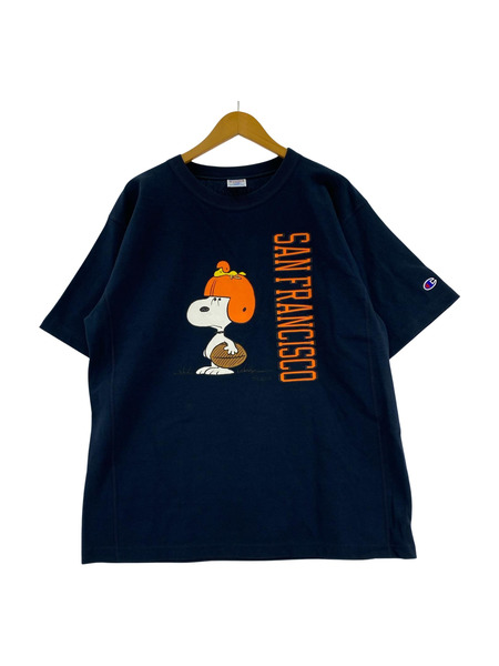 Champion 半袖Tシャツ・カットソー ×PEANUTS/REVERSE WEAVE/L/C3-B351