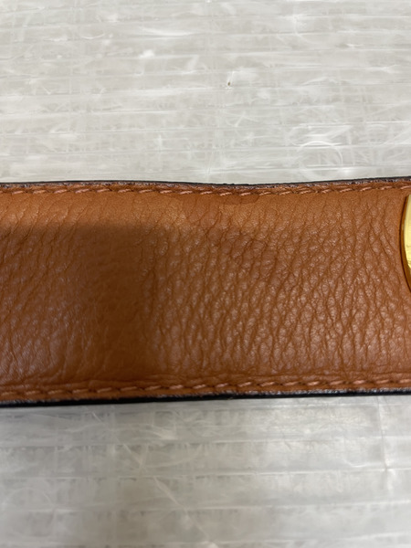 GUCCI 蹄鉄 ホースシューレザーベルト 茶