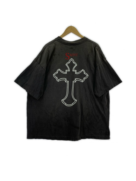 SAINT MICHAEL 半袖Tシャツ・カットソー 2PAC S/S TEE 2PAC BLACK