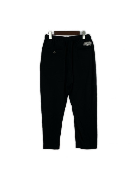 BUDSPOOL×GAKKIN 刺繍 レーヨンパンツ M ブラック
