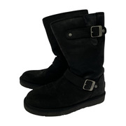 UGG ブーツ サッタームートン/エンジニアブーツ/BLK/24cm