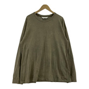 ANCELLM 長袖Tシャツ・カットソー 25SS UNEVENNESS LSTEE 2 ブラウン