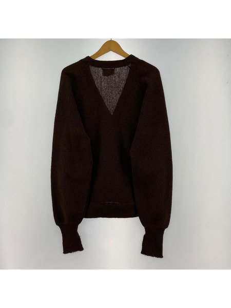 OLD・VINTAGE カーディガン 70s LORD JEFF アルパカ L BRW[値下]