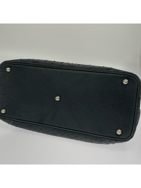 Klein Karoo オーストリッチ ボストンバッグ ストラップ付キ