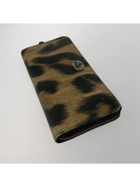 Vivienne Westwood　レオパード ラウンドウォレット
