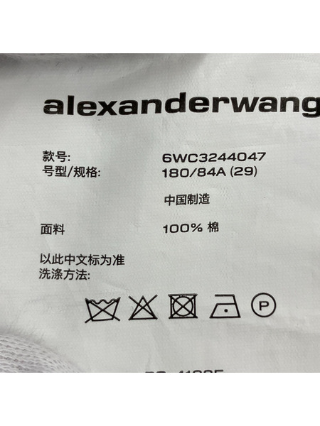 Alexander Wang パンツ ミッドライズストレートジーンズ(29)GRY