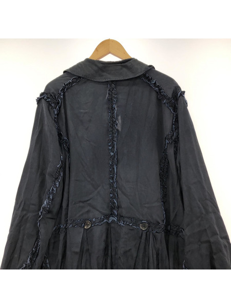 MASU FRILL FROCK COAT フリルフロックコート 44 ネイビー MESS-CT0102[値下]