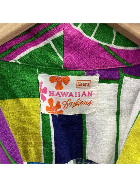 半袖シャツ SEARS 70s HAWAIIAN 和紙