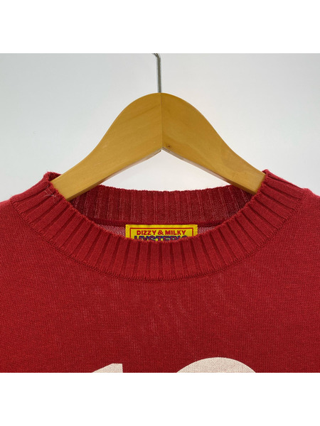 HYSTERIC GLAMOUR ニット・セーター レッド