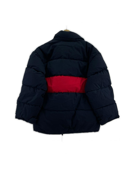 STUSSY ダウンジャケット 90s バイカラーダウンジャケット Mサイズ ネイビー