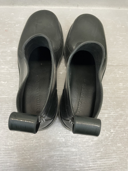 Bottega Veneta ストライドラバーショーツブーツ 41 ボトルグリーン