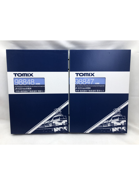鉄道模型車両 TOMIX JR E231800系電車(中央・総武線地下鉄直通用)10両セット