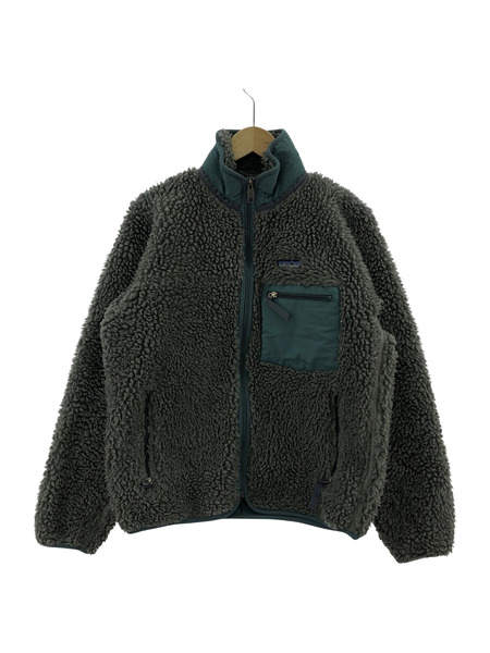 patagonia 00年/USA製 クラシックレトロカーディガン(XS) 23024 グレー[値下]