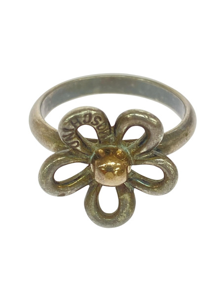 MOSCHINO リング・指輪 925S K10刻印 フラワーリング