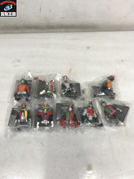 ミニフィギュア 仮面ライダーフィギュア HG 栄光の9人ライダー編 全種セット