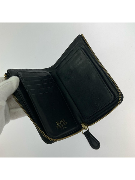コンパクトウォレット SLOW&Co. 財布 黒