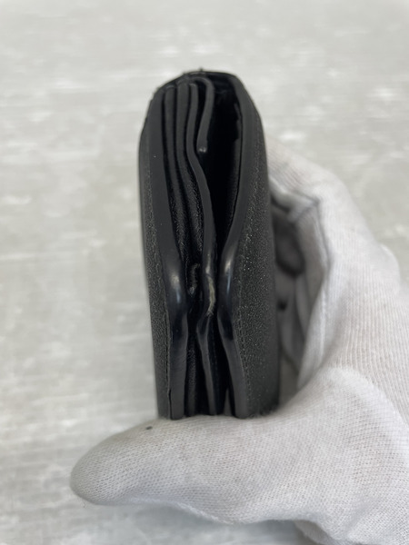 BALENCIAGA エブリデイ 二つ折り コンパクトウォレット ラメブラック