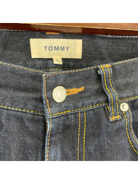 TOMMY デニム・ジーンズ STRAIGHT DENIM/ポケット刺繍/濃紺