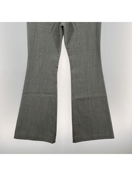 TENDER PERSON SPIDER KNEES FLARE PANTS 2 グレー LL-PT-4224[値下]