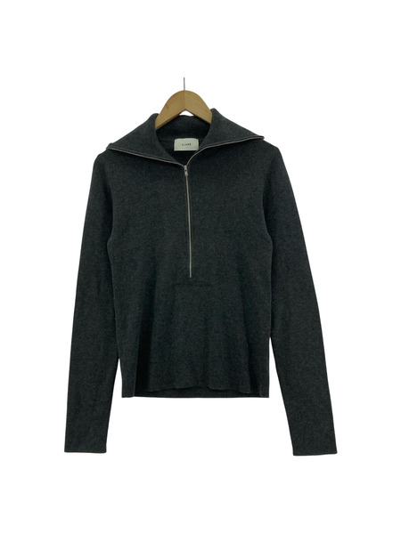CLANE ZIP TURTLE KNIT TOPS サイズ2 CLANE/クラネ】ZIP UP TURTLE KNIT TOPS/ジップアップタートル