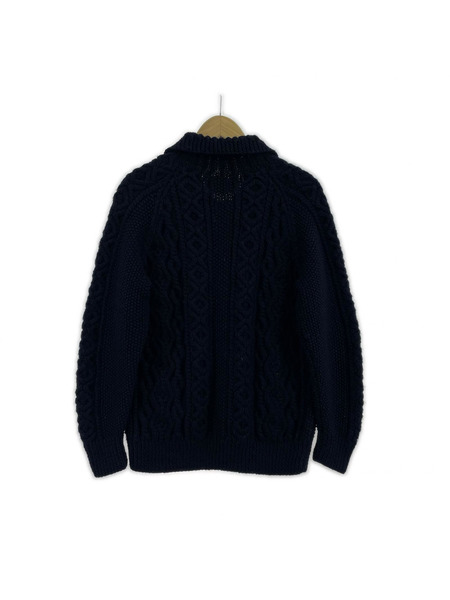 INVERALLAN カーディガン ウールカーディガン ネイビー