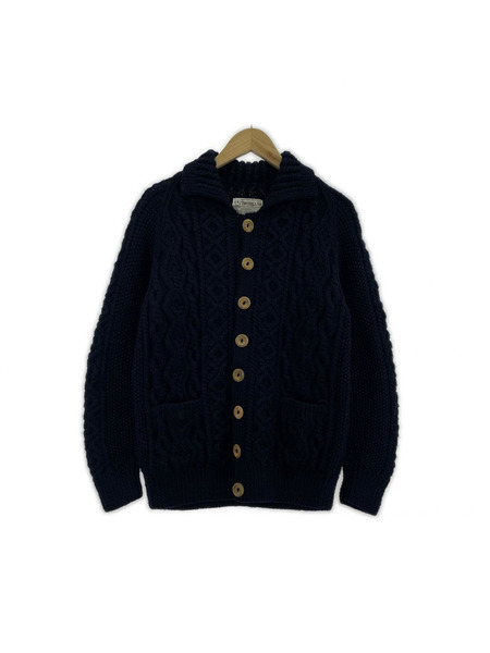 INVERALLAN カーディガン ウールカーディガン ネイビー