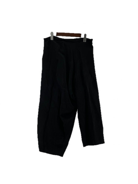 Yohji Yamamoto パンツ 15-16AW シルク アシンメトリーサルエルパンツ 黒 1[値下]