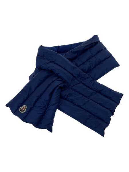 MONCLER ソノ他 ダウンマフラー 青