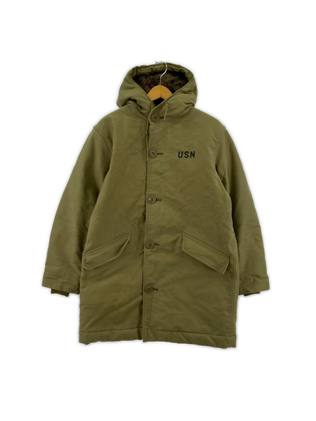 ジャケット HOUSTON INC. デッキジャケット カーキ 38