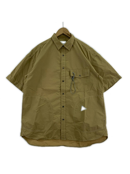 and wander 半袖シャツ CORDURA cotton rip SS shirt SIZE:XL