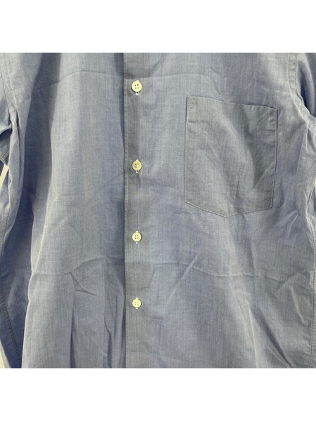COMME des GARCONS HOMME PLUS 切替S/Sブロードシャツ S ブルー