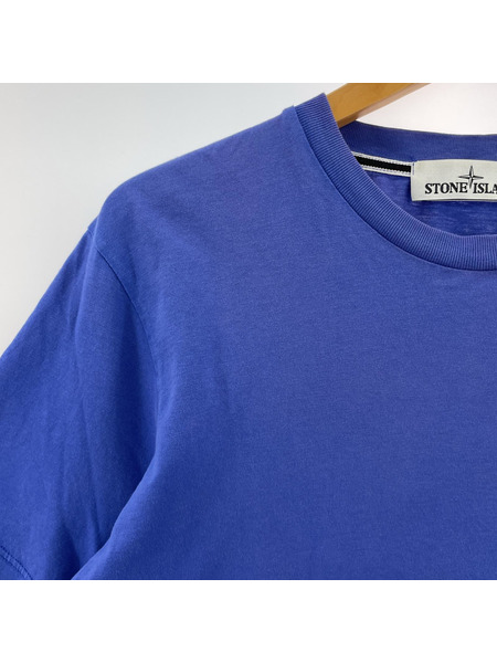 STONE ISLAND 半袖Tシャツ・カットソー REFLECTIVE LOGO S/S TEE BLU