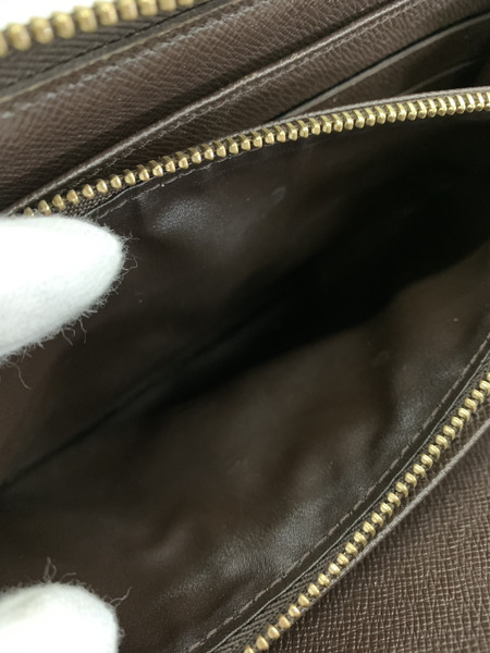 LV/ジッピー・オーガナイザー/ダミエ(・エベヌ 内側破れあり[値下]