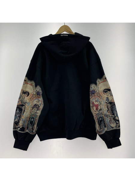 Supreme×Michael Jackson 25AW Dangerous Zip Up Hooded Sweatshirt Black XXL