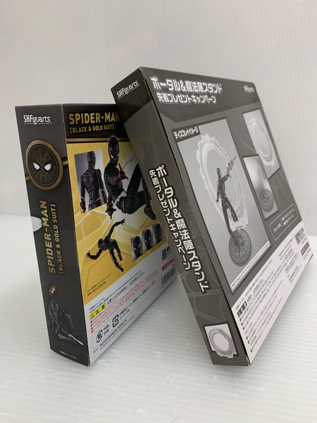 S.H.Figuarts スパイダーマン ブラック＆ゴールドスーツポータル＆魔法陣スタンド