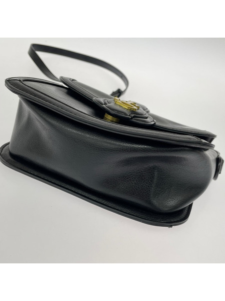 JEANASIS ショルダーバッグ レザーバッグ/黒