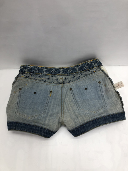 LV/デニムショートパンツ/モノグラム/36