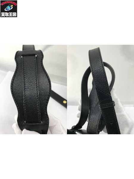 Balenciaga ショルダーバッグ Black Calfskin Metal Plate Mini City