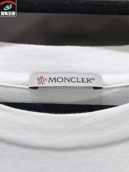 MONCLER/ラバープリントカットソー/XL/モンクレール/白