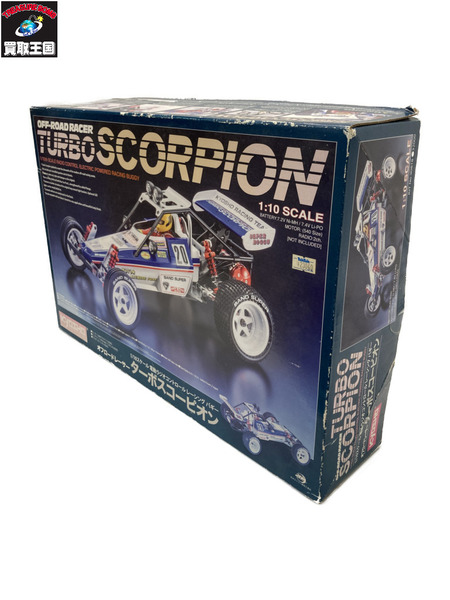 京商 1/10 オフロードレーサー ターボスコーピオン 電動RC 箱に日焼けあり　開封パーツあり