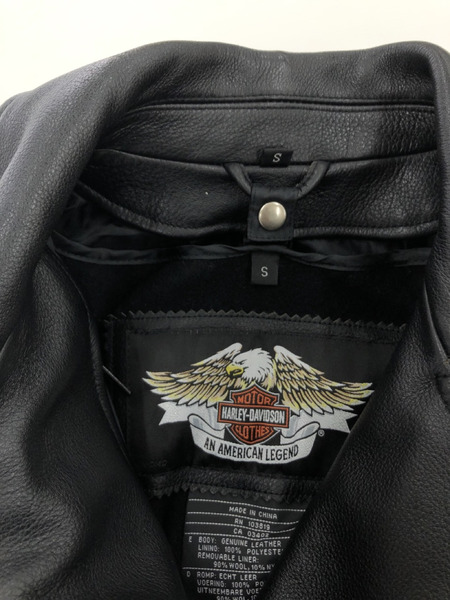Harley-Davidson ライナー付きダブルライダースジャケット S
