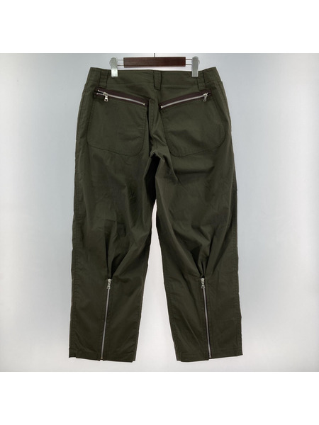 COVER ナイロンワークパンツ カーキ[値下]