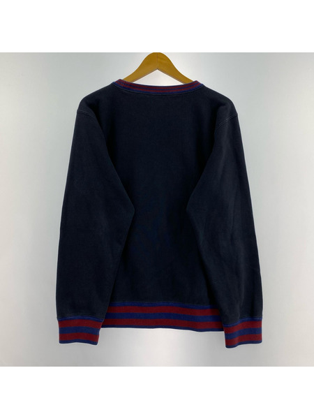 Champion スウェット・トレーナー RW/エンブロイダリーロゴ/M/ネイビー