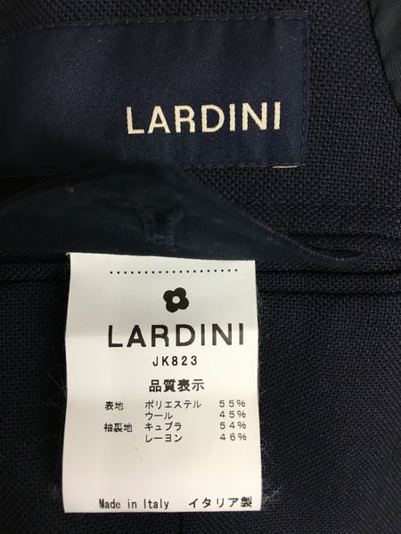LARDINI ポップサックツィード 段返り 3B ジャケット(44/7REG) JP0526AQ 紺 [値下]
