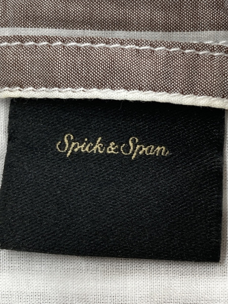 Spick＆Span シャツチュニック ブラウン
