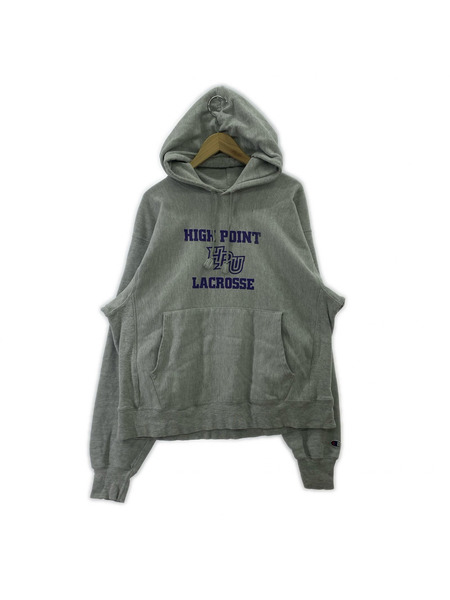 Champion パーカー 00s プレミアムリバースウィーブ 3段 スウェットパーカー