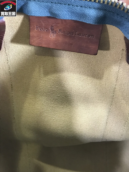 POLO RALPH LAUREN　ブラックウォッチ ボストンバッグ