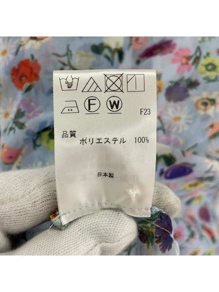 Paul Smith 長袖シャツ PS 花柄シアーシャツ size44L